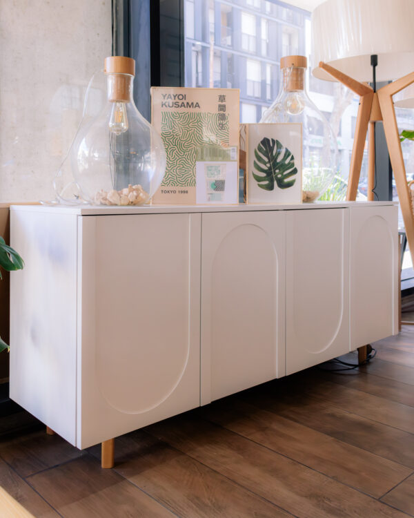 Aparador Buffet Arco 160 cm - Blanco - Imagen 2