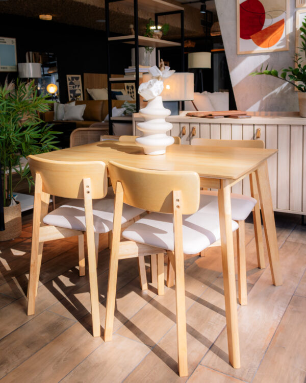 Mesa de Comedor Marruecos 110 x 70 cm - Madera de Gomero - Imagen 2