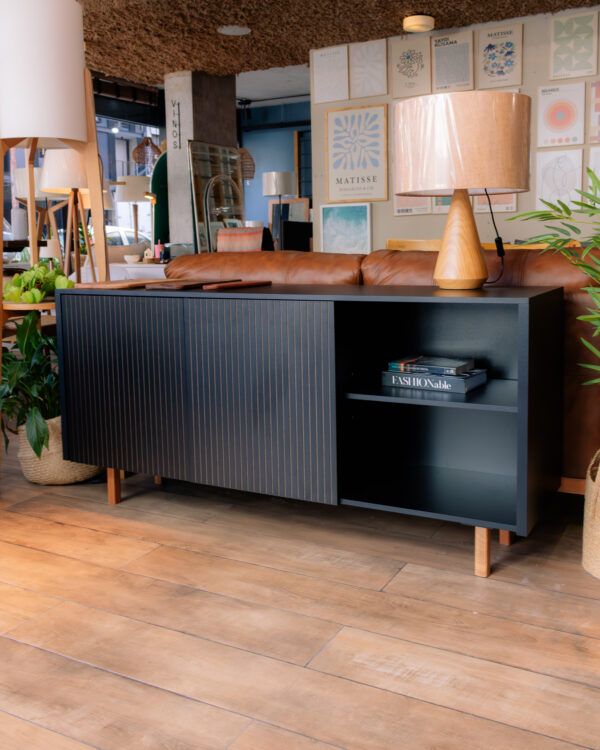 Aparador Buffet Capri 180 cm - Negro - Imagen 2