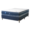 Conjunto Sommier Oro Espuma Alta Densidad - 1 Plazas y Media (110 x 190)