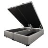 Box Baúl/Cama King 2 Partes - Gris Lino