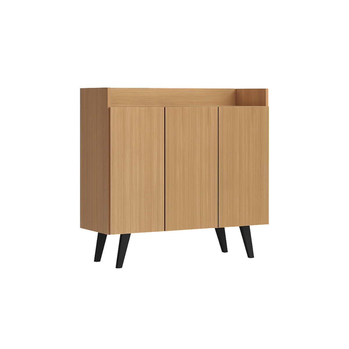 Aparador Buffet 90cm 3 Puertas - Marrón