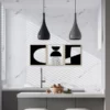 Kit 3 Cuadros - Abstracto Negro - 30 × 40 - Imagen 4