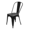 Silla Tolix Metal Negro Mate