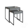 Conjunto Mesa Lateral Columbia (Verde/Hierro Negro) - Imagen 2