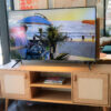 Rack TV Praga Peroba con tela 140 cm - Imagen 2