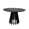 Mesa de Comedor Redonda Negra PIPA