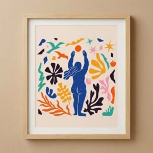 Cuadro con Vidrio 30X40 cm - Moldura Pino Slim