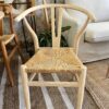 Silla Wishbone Madera de Olmo/Fibra natural - Arena - Imagen 2