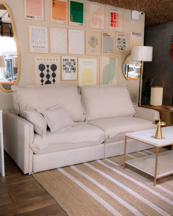 Sofa Dublin 3 Cuerpos (210 cm) EASY CLEAN - Beige - Imagen 11