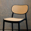 Silla Esterilla Polipropileno - Negra/Beige - Imagen 2