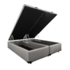 Box Baúl/Cama Queen – Gris Lino