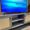 Rack TV Praga Negro con Tela 160 cm - Imagen 3
