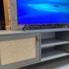 Rack TV Praga Negro con Tela 160 cm - Imagen 4