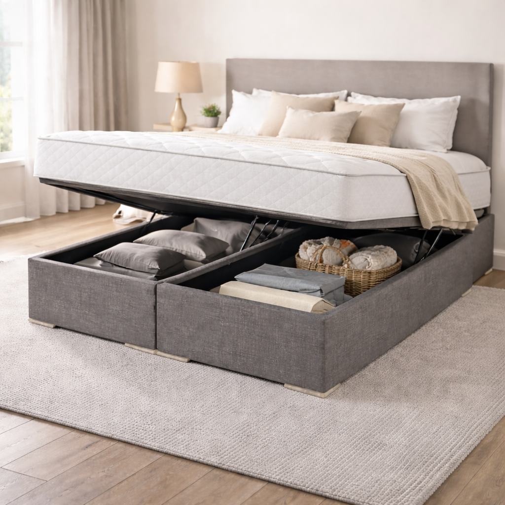 Box Baúl Fabela Gris - King (180x200) - Imagen 3