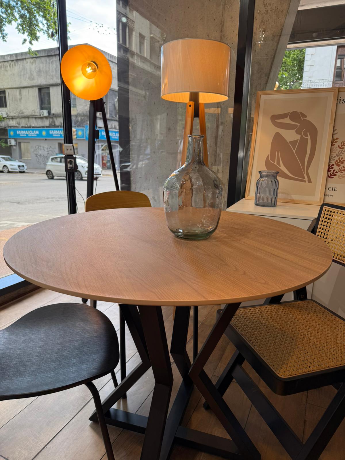 Mesa de Comedor Circular Louvre (90 cm) - Olmo - Imagen 3