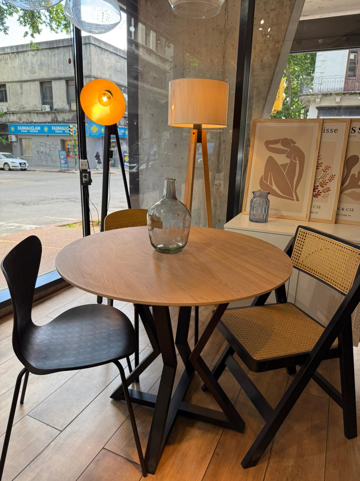 Mesa de Comedor Circular Louvre (90 cm) - Olmo - Imagen 2