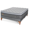 Conjunto Sommier Latex Blend espuma y resortes 2 Plazas (1,38x1,88)