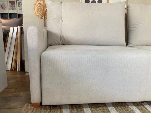 PREVENTA - Sofá Cama Gramado 220cm - Beige Easy Clean - Imagen 4