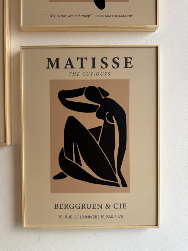 Kit 3 Cuadros - Matisse Beige/Negro - 30 × 40 - Imagen 3
