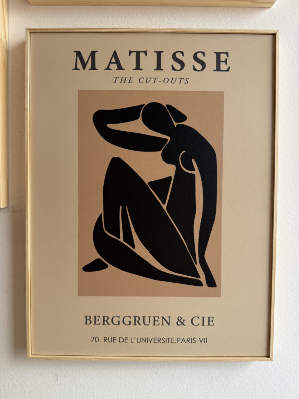 Kit 3 Cuadros - Matisse Beige/Negro - 30 × 40 - Imagen 4