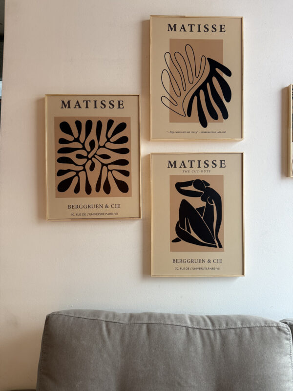 Kit 3 Cuadros - Matisse Beige/Negro - 30 × 40 - Imagen 7