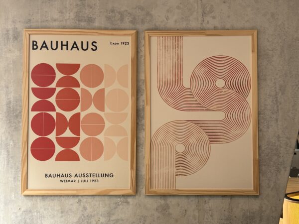 Kit 2 Cuadros - Bauhaus Rojo - 40 x 60 - Imagen 2