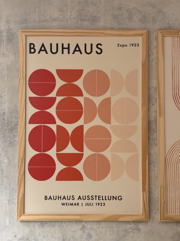 Kit 2 Cuadros - Bauhaus Rojo - 40 x 60 - Imagen 3