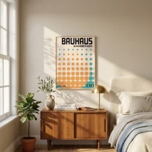 Cuadro Bauhaus Moldura Pinus 40 x 60