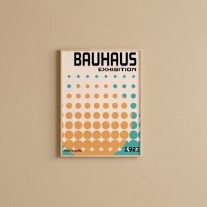 Cuadro Bauhaus Moldura Pinus 50 x 70
