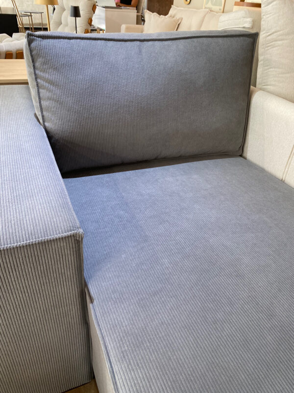Sofá Retráctil España 3 Cuerpos EASY CLEAN - Gris (210cm) - Imagen 6