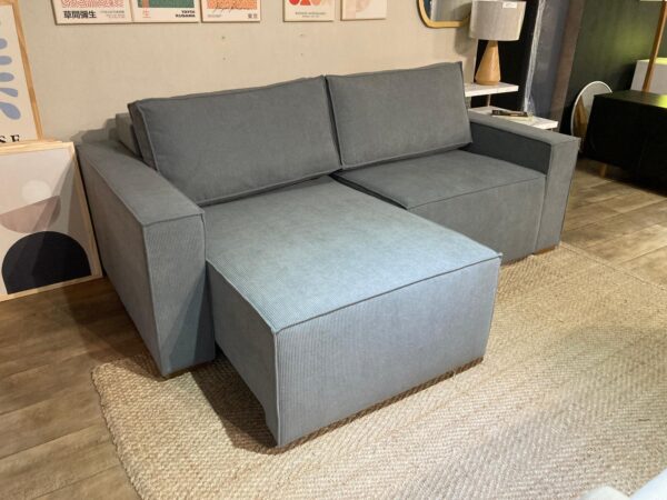 Sofá Retráctil España 3 Cuerpos (210cm) EASY CLEAN - Gris - Imagen 3