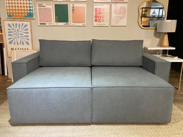 Sofá Retráctil España 3 Cuerpos (210cm) EASY CLEAN - Gris - Imagen 5