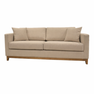 Sofá Felini 2 Cuerpos (160cm) - Beige Aqua Block