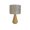 Lámpara de Mesa Garabe Cónica – Pantalla Lino Beige
