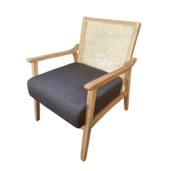 Butaca Poltrona Victoria - Madera de Gomero - Marrón