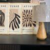 Lámpara de Mesa Garabe Cónica – Pantalla Lino Beige - Imagen 2