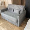 Sofá Cama Bruna 2 Cuerpos (140cm) - Gris Oscuro - Imagen 2