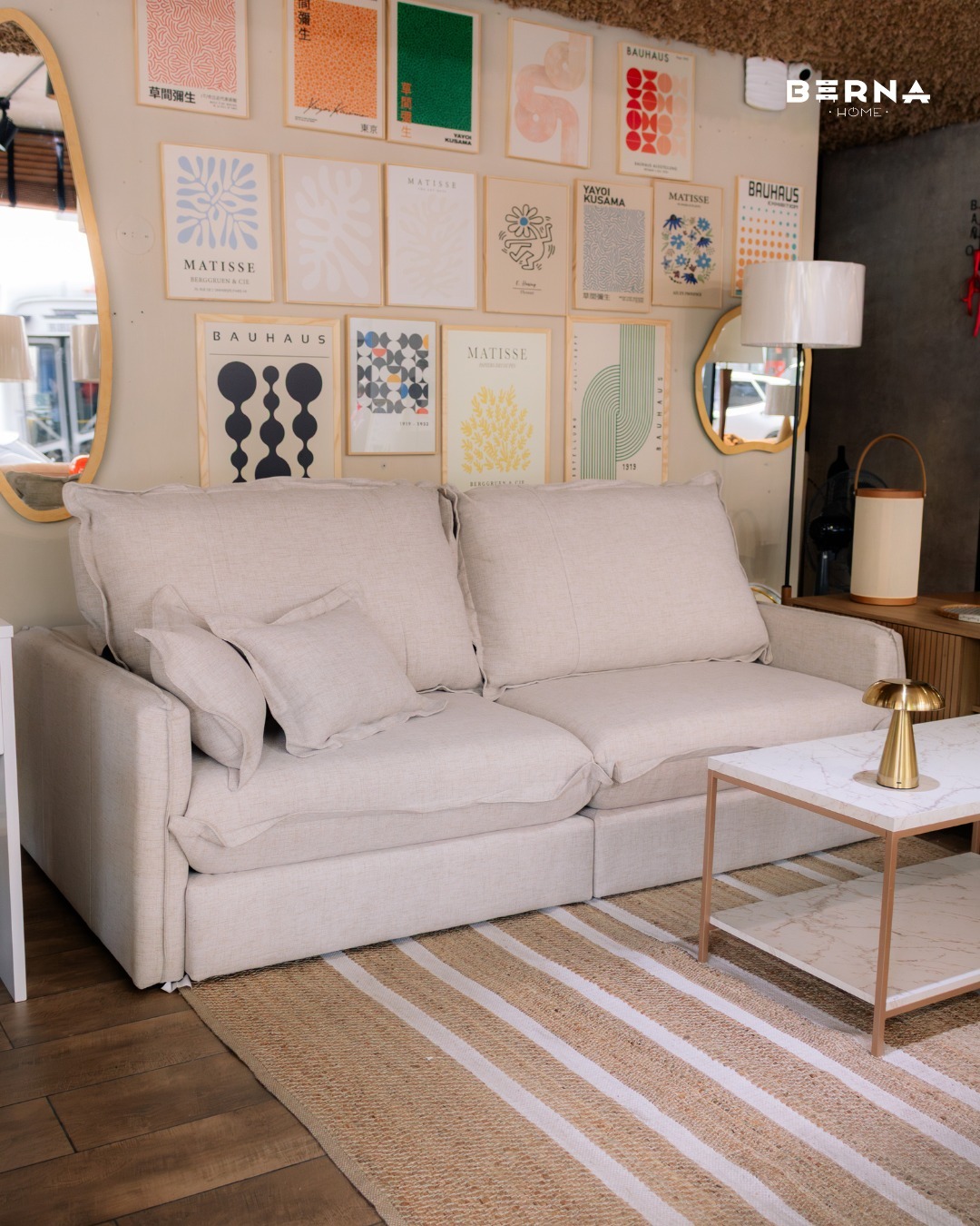 PREVENTA - Sofá Ginebra 3 Cuerpos 220cm - Beige Lino - Imagen 5