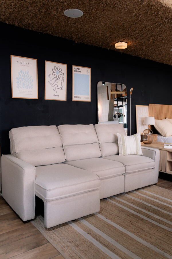 Sofá Retráctil Ambar 3 Cuerpos 230cm - Beige - Imagen 2