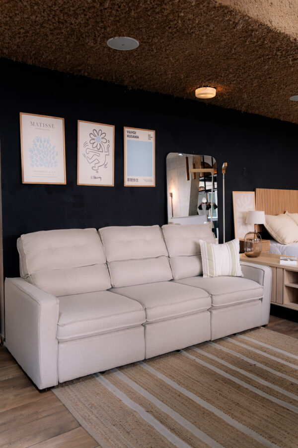 Sofá Retráctil Ambar 3 Cuerpos 230cm - Beige - Imagen 4