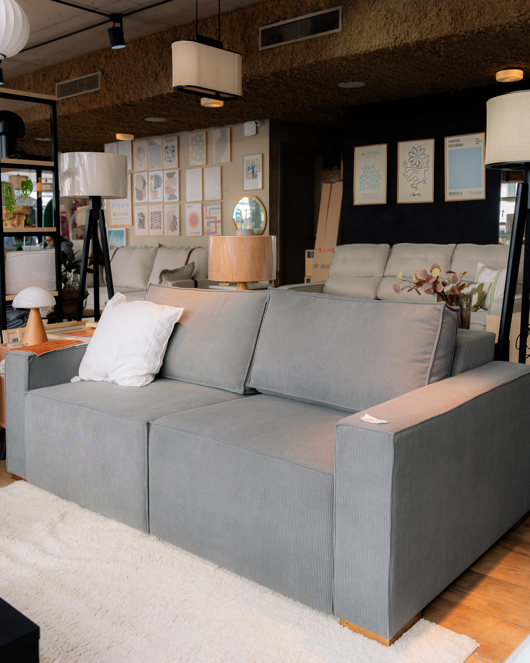 Sofá Retráctil España 3 Cuerpos (210cm) EASY CLEAN - Gris - Imagen 2