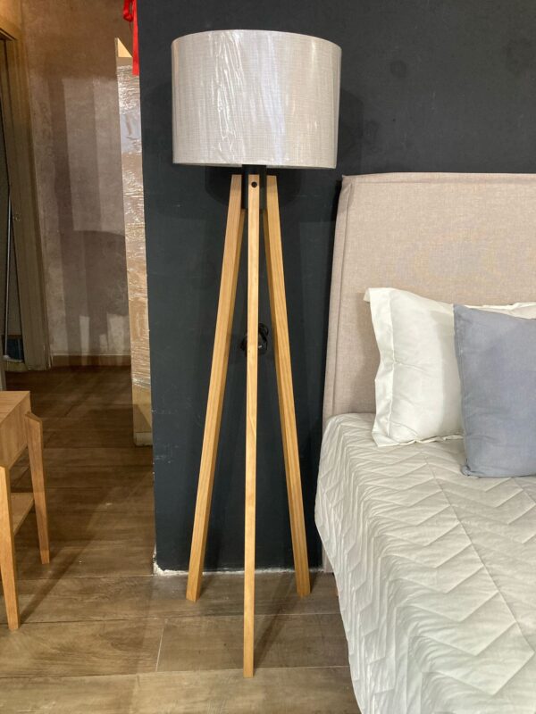 Lámpara de Pie Apollo con Pantalla Lino Beige - Imagen 3
