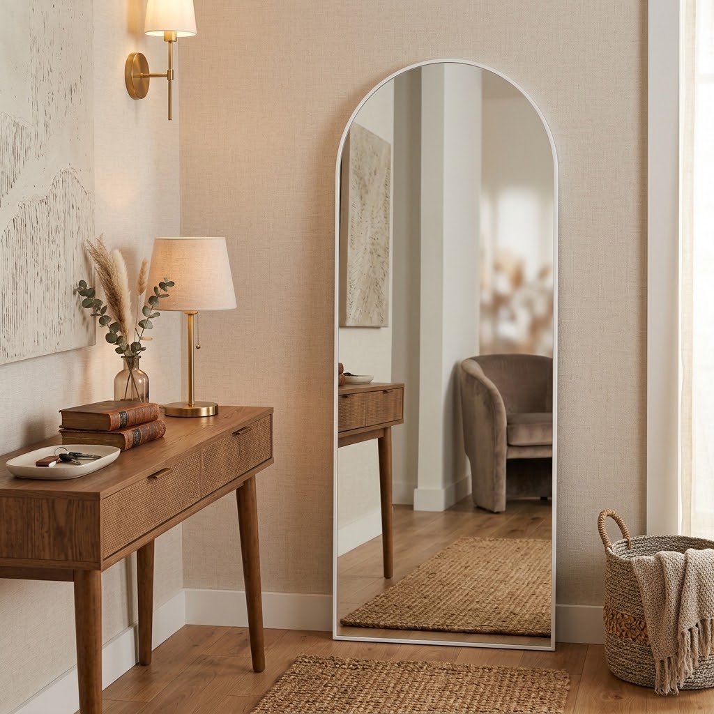 Espejo Arco 180 x 80 - Blanco - Imagen 2