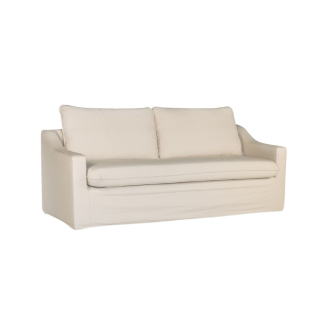 PREVENTA Sofá Manchester con Funda Desmontable 2 cuerpos (165cm) – Crudo Lino
