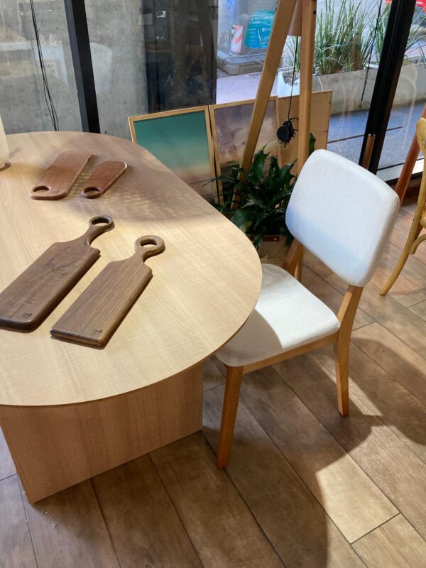 Juego de Comedor Mesa Ovalada Arco 160cm + 4 Sillas Classic - Imagen 4