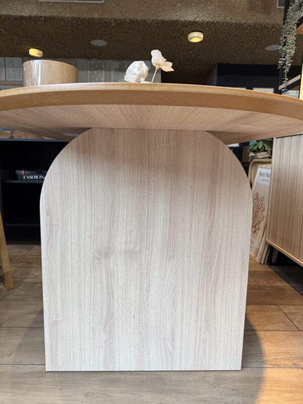 Mesa de Comedor Ovalada Arco 160 x 90 – Crudo - Imagen 3