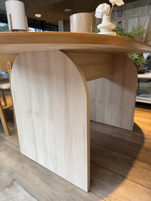 Mesa de Comedor Ovalada Arco 160 x 90 – Crudo - Imagen 7