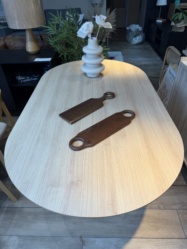 Mesa de Comedor Ovalada Arco 160 x 90 – Crudo - Imagen 8