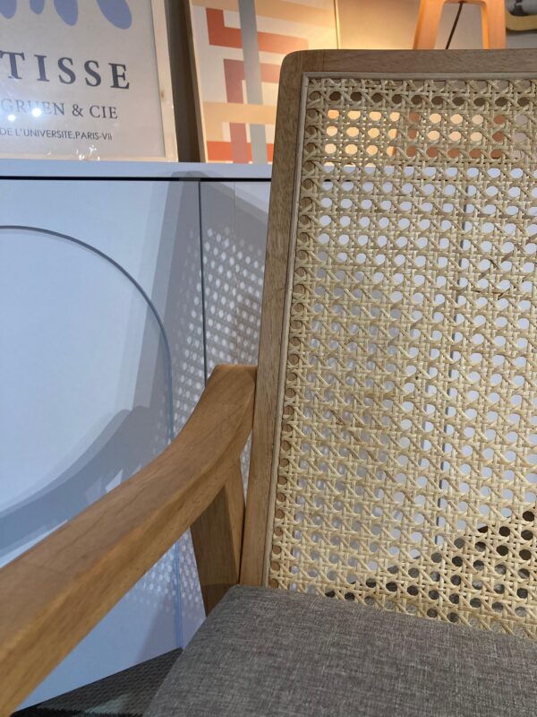 Butaca Poltrona Victoria – Madera de Gomero - Beige - Imagen 2